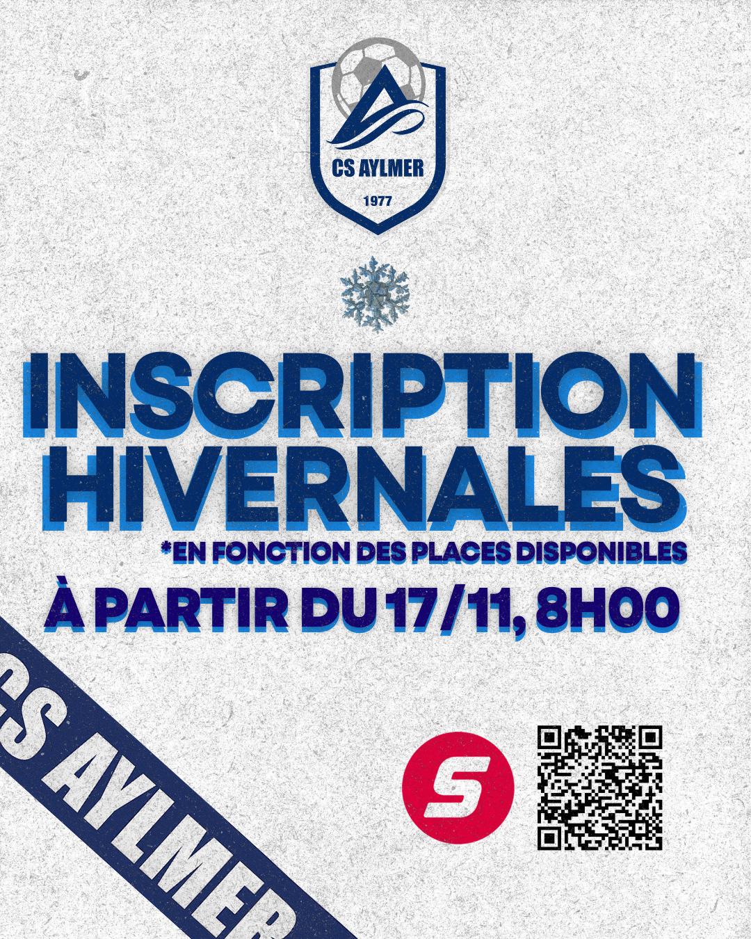 INSCRIPTIONS HIVERNALES 2025-2026